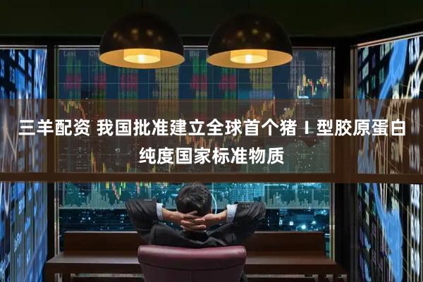 三羊配资 我国批准建立全球首个猪Ⅰ型胶原蛋白纯度国家标准物质